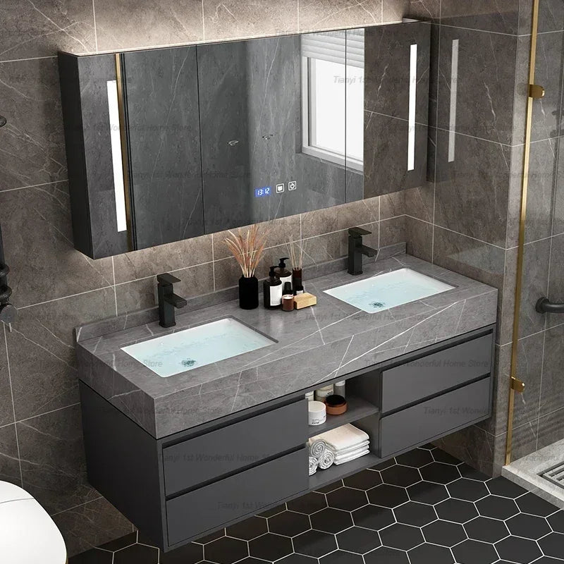Modern Home Improvement Solid Wood Boards,  Cabinet with sink,  Cabinets,  Vanities