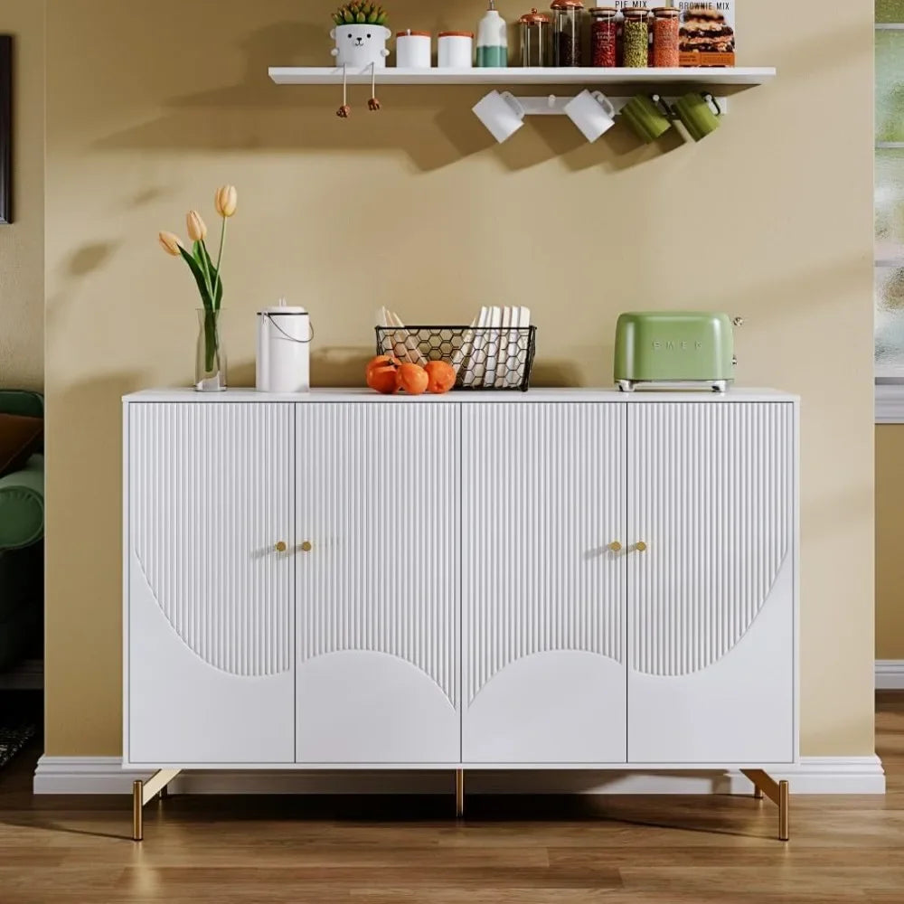 Accent Cabinet with shelves, Coffee Bar, Console Table