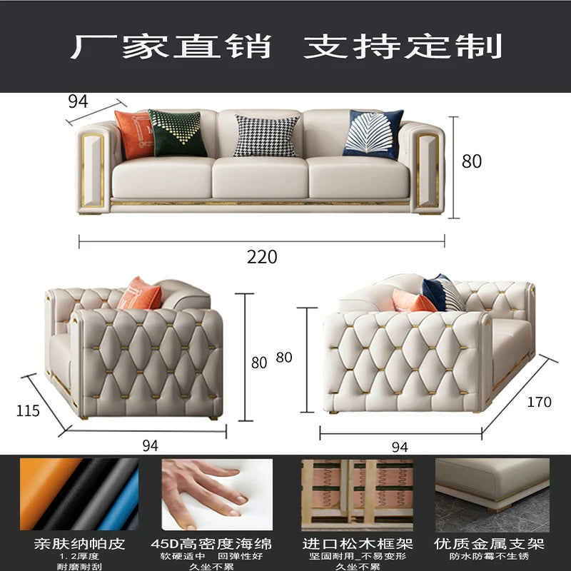 Modern Designer Luxury Fancy Sofa, Italian loveseat