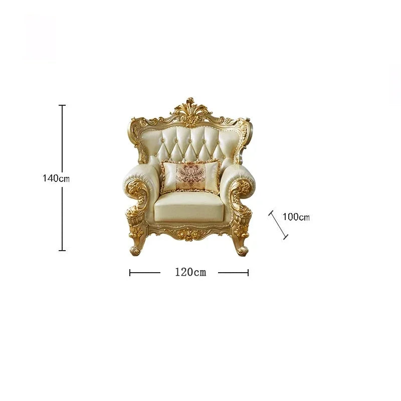 Nordic  Modular Canape Salon, Large Filler Golden Sofas, wood design, reclining luxury lounge sofa