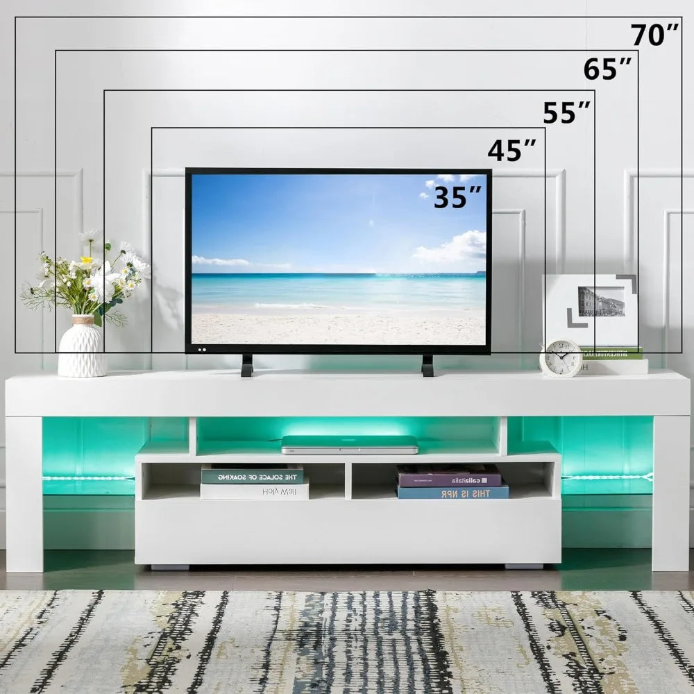 Entertainment Center , TV Stand , 16 Colors ,RGB Light , Remote