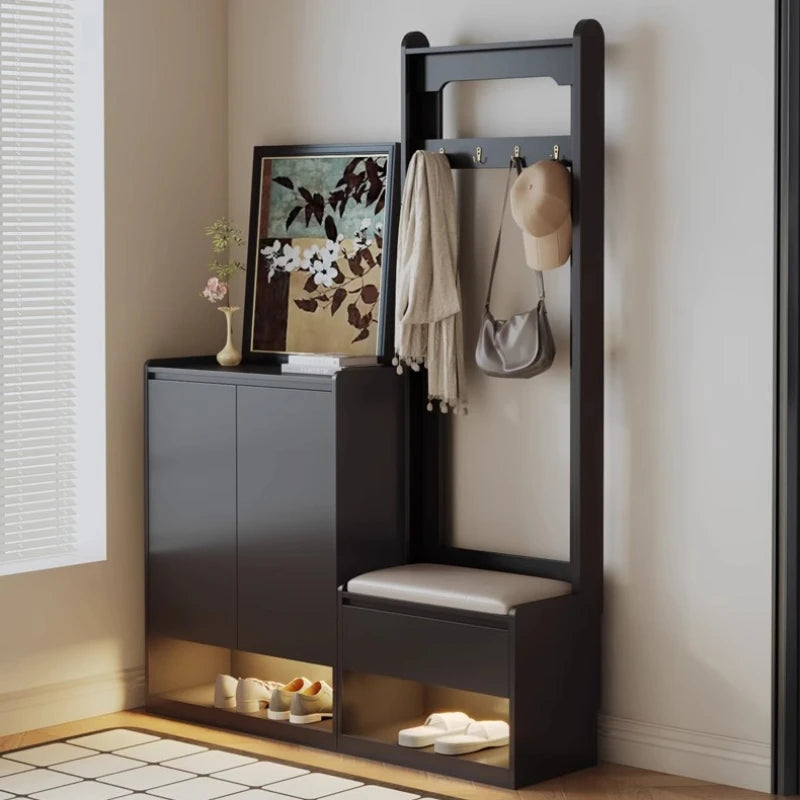 Simplicity Luxury Entryway Modern Designer Organizer Shoe Rack Space Saving Cabinet