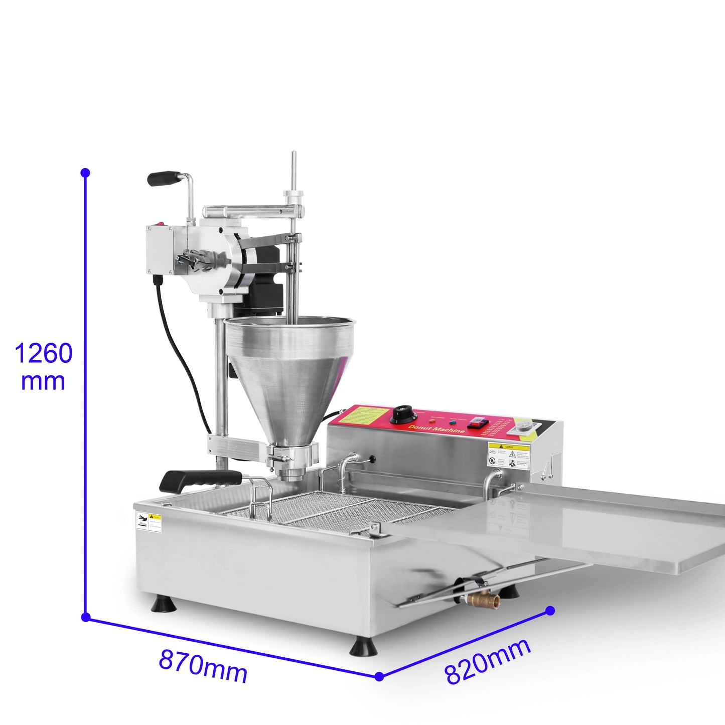 New  Mochi Doughnut Machine Automatic With Deep Fryer