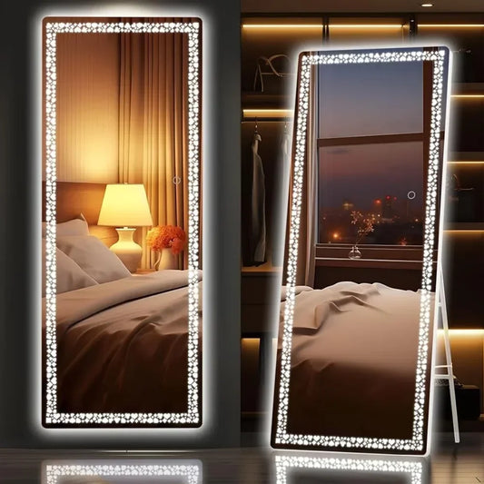 Full Length Mirror With LED lights