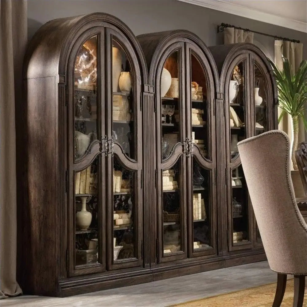 Rustic Walnut  bar cart sideboard,  buffet cabinet  cabinet sideboard