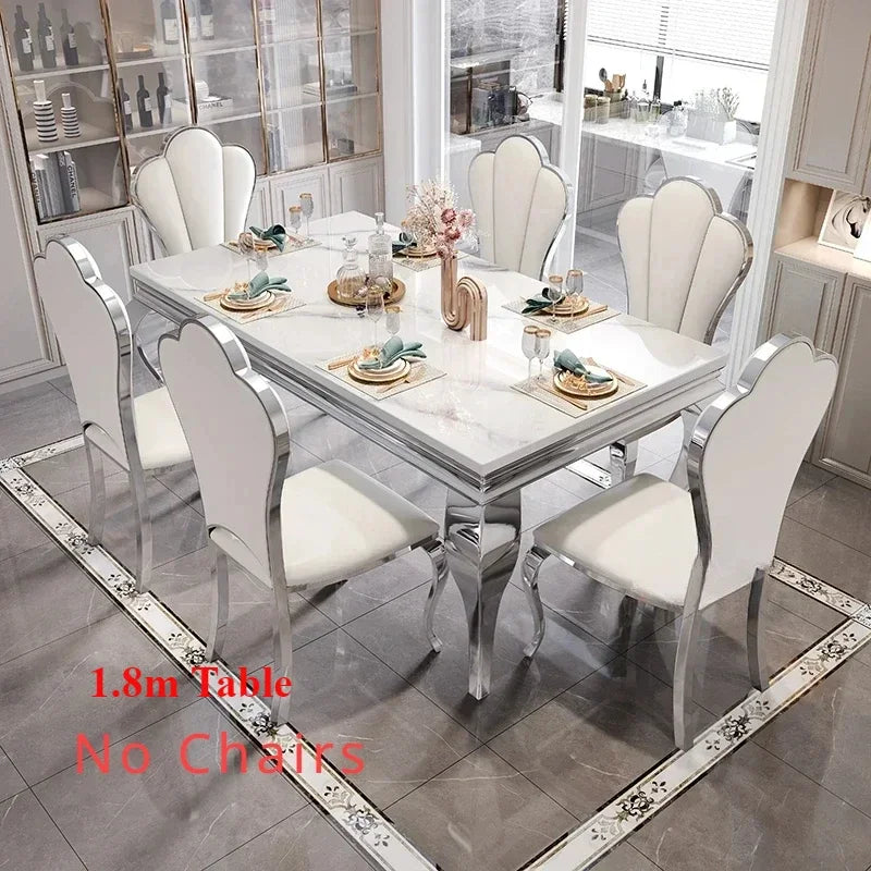 Nordic Vanity Oilproof Luxury, Unique Gold Vintage Marble. Big Design Table