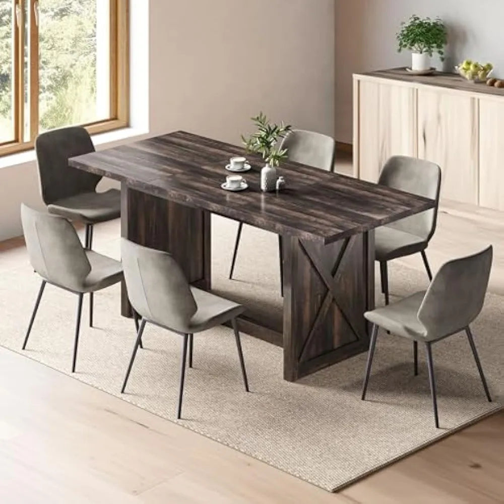 Large Wood Style Rectangle Table