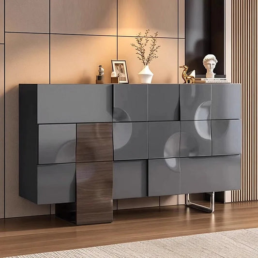 Nordic Organizer,  White Storage Haller Sideboard  Cabinets