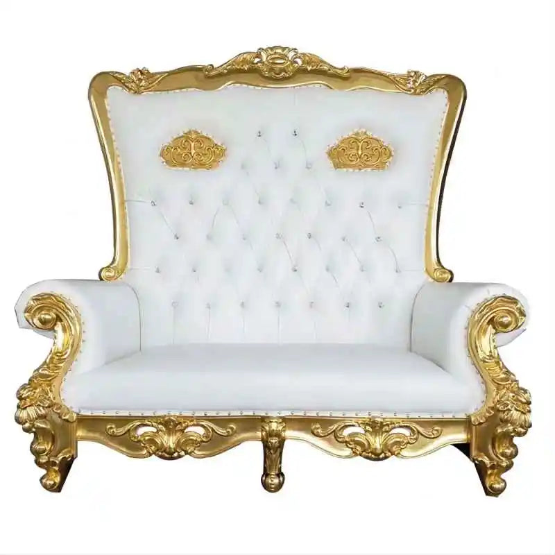 Modern casual luxury king high back wedding chair
