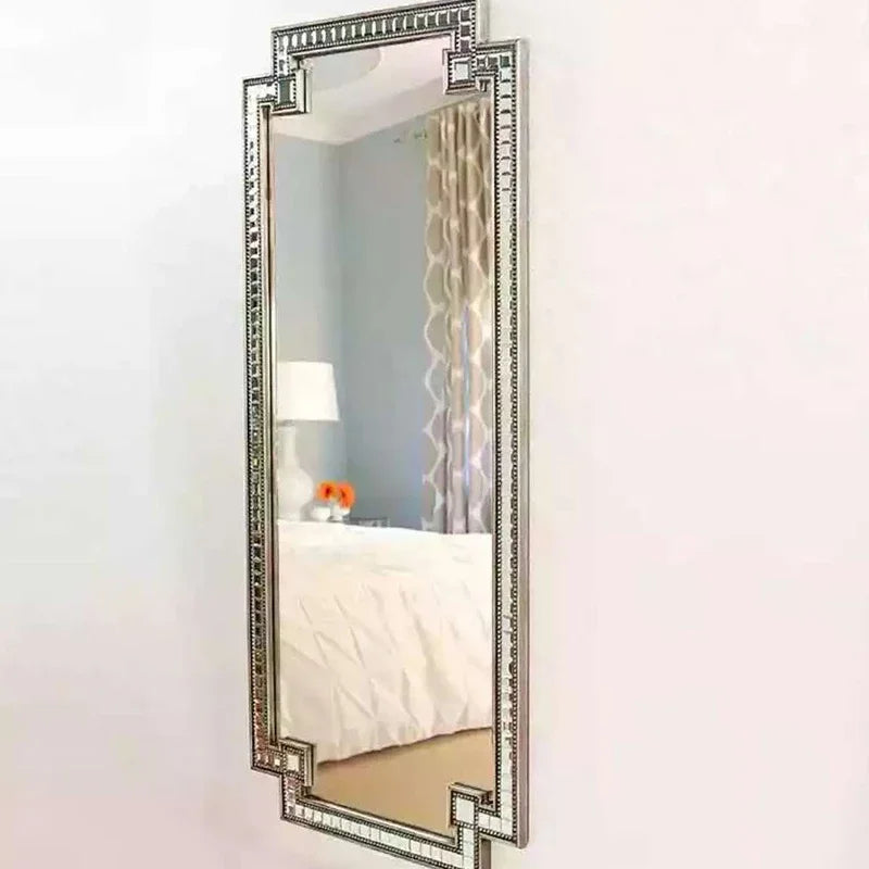 Nordic Aesthetic Horizontal Designer Big Size Wall Mirror