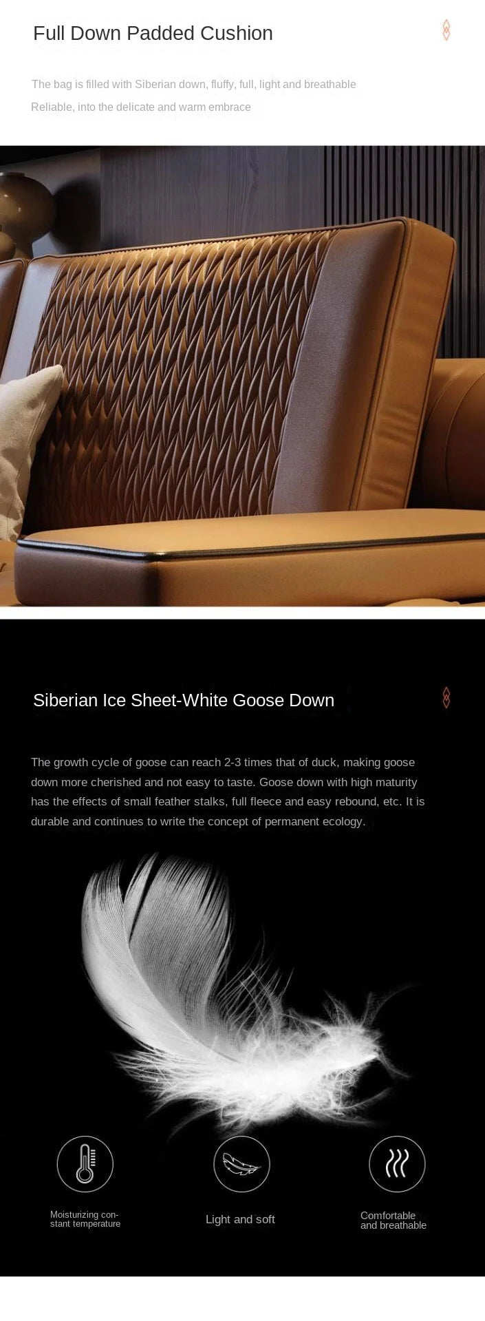 Nordic European Brown Wood Large Armrest filler Modern  Luxury  Floor Salon  Recliner