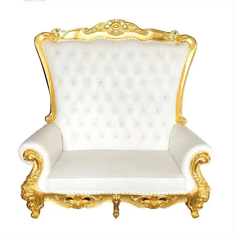 Modern casual luxury king high back wedding chair