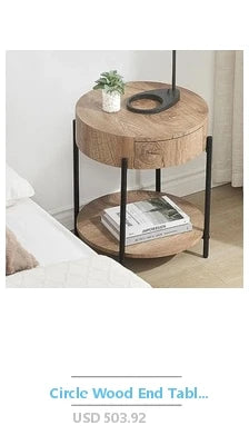 Coffee Table, Wood, shelves and Bin