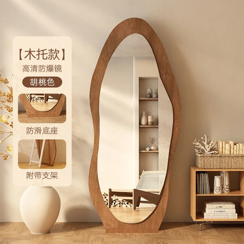 Decorative Floor Mirror Full Body Standing Korean Interior, Neon decor