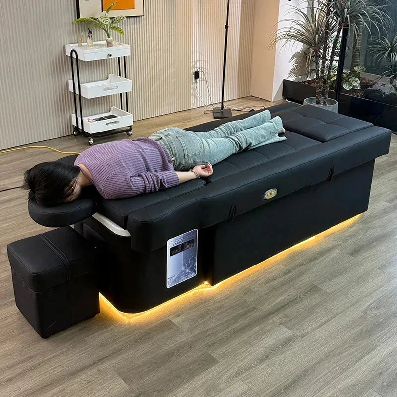 Modern Beauty Salon Head Massage, Shampoo Hair washing, Foot spa, pedicure, back  lift
