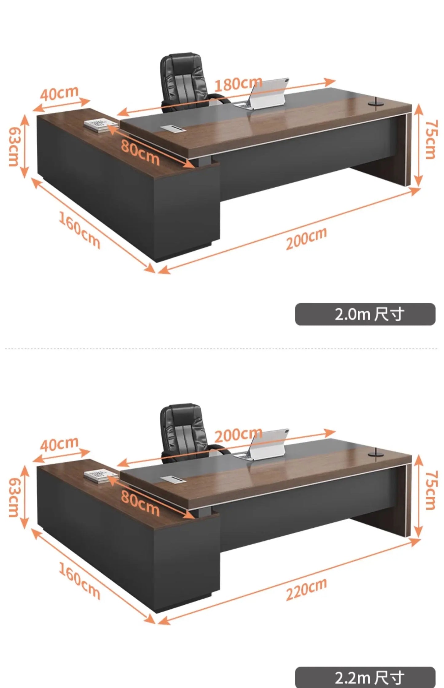 Modern Computer Study Table and writing desk, L-shaped gaming