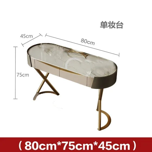 Italian Luxury Modern light Dressing with Mirror, organizer and stool



















l