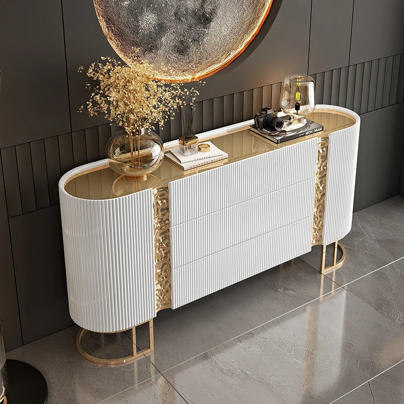 Entryway Luxury  Cabinet, High Quality Large Capacity  Display Cabinet