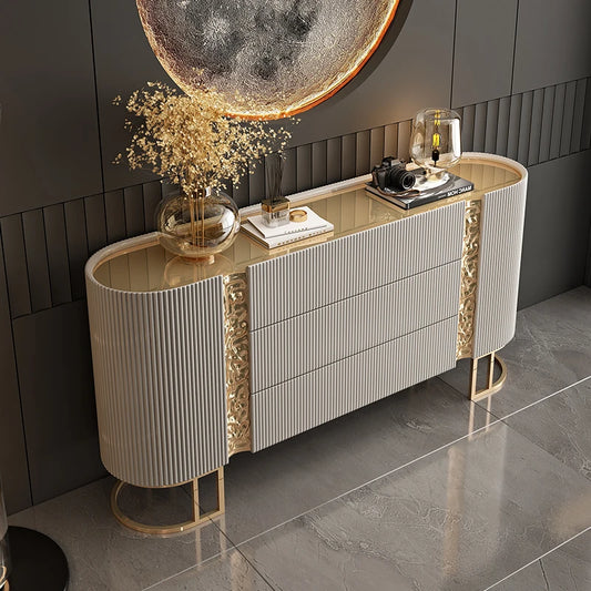 Entryway Luxury  Cabinet, High Quality Large Capacity  Display Cabinet