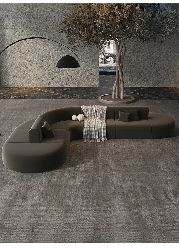 Nordic Lazy Lounges White Wood ,Large Design, European filler , puffs couch, modern canape, unique