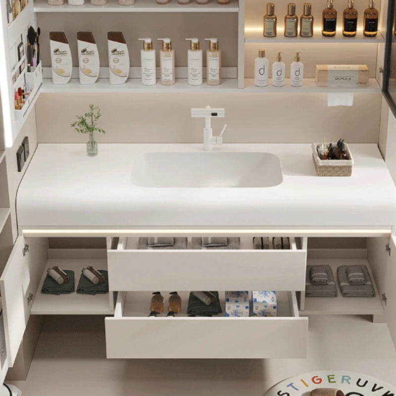 Small Medicine closet, cabinet storage, narrow luxury vanity shelf