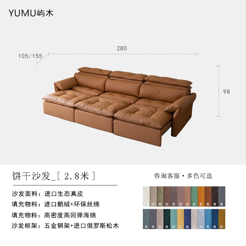 Luxury Floor Recliner, Electric High Back Adjustable 3 seater sofa