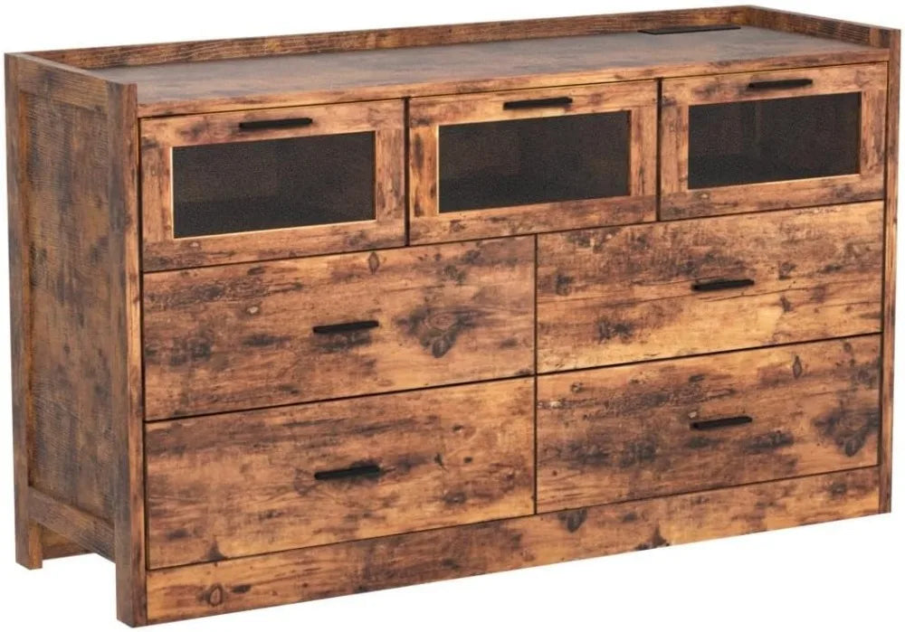 Wood dressers, chests of drawers, makeup table