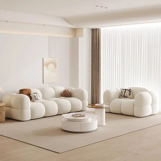 Small Apartment White Puffs Sofa Clouds. lazy reading loveseat 















































Small Apartment Puffs Sofa Clouds, white reading lazy loveseat