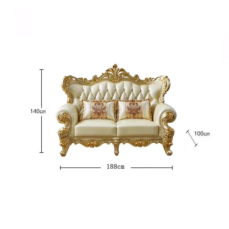 Nordic  Modular Canape Salon, Large Filler Golden Sofas, wood design, reclining luxury lounge sofa