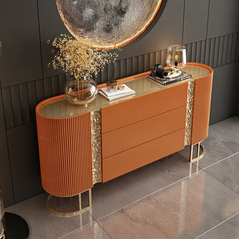 Entryway Luxury  Cabinet, High Quality Large Capacity  Display Cabinet