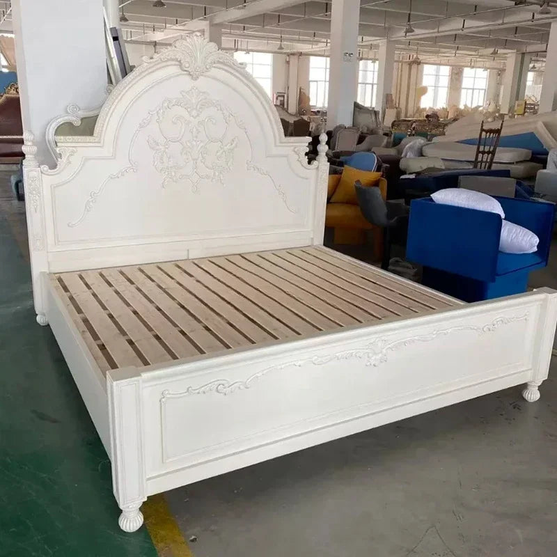 Letto  Matrimonial American Wood  King Size  Headboards  Comforter, 2 people queen size bed