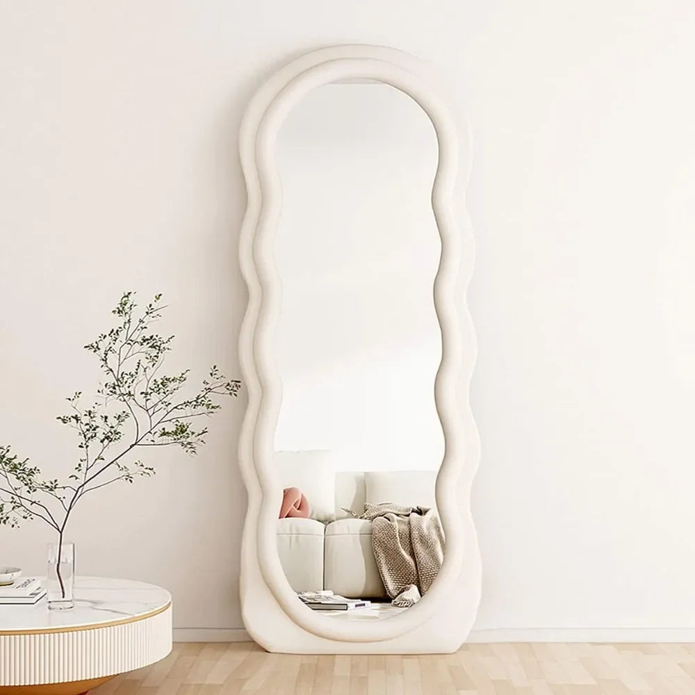 Wall Mirror w/Lights, Large, Arched Top