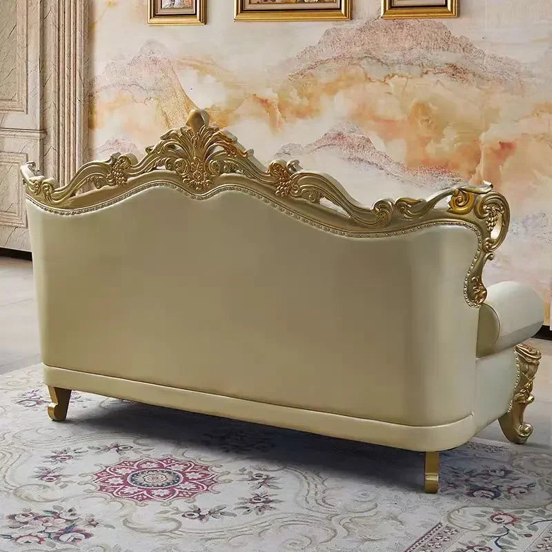 Nordic  Modular Canape Salon, Large Filler Golden Sofas, wood design, reclining luxury lounge sofa