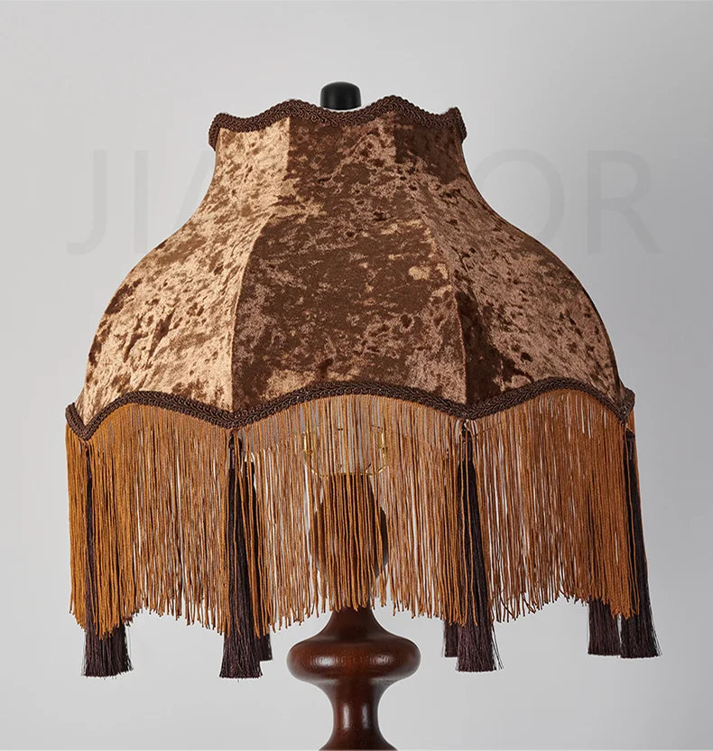 Chinese Style Tassels Retro Warm LED light, luxurious Floor lamp