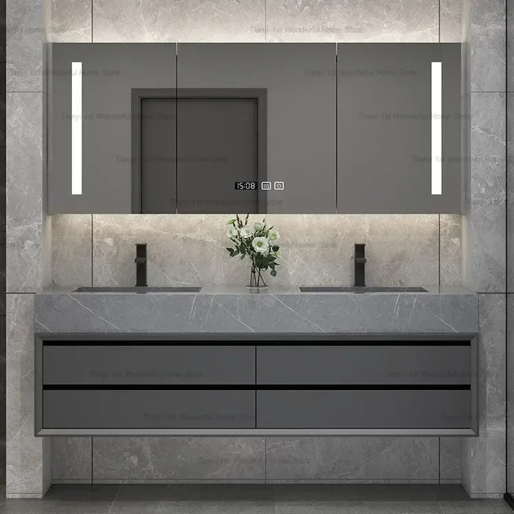 Modern Home Improvement Solid Wood Boards,  Cabinet with sink,  Cabinets,  Vanities