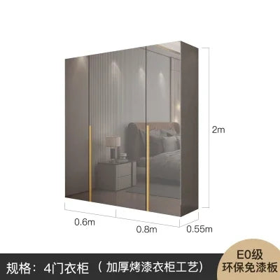 , Multifunction Wardrobe Closet. wooden doors, space saving, storage drawer