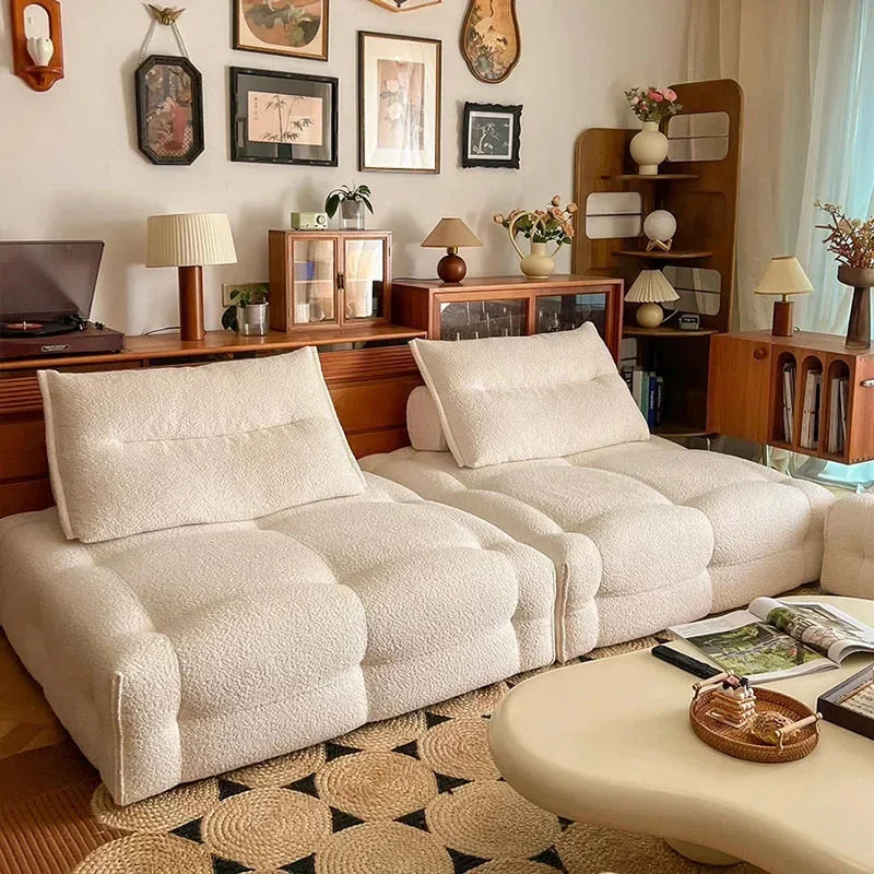 Nordic European Fancy Unique Large Wood Luxury Modern Sofas