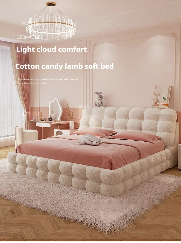 Modern Wood  Loft  Double Bed , Luxury Double Floor Storage