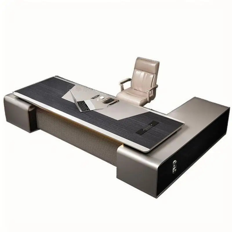 Executive Wooden   Large Wide Base Gaming  Computer Table Cabinet
