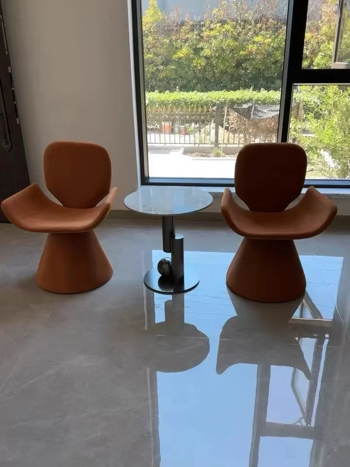 Unique Designer Modern Black  Comfortable Armrest Chairs