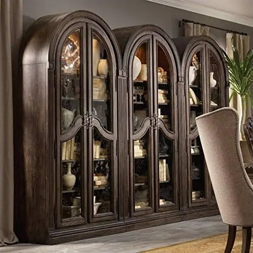 Rustic Walnut  bar cart sideboard,  buffet cabinet  cabinet sideboard