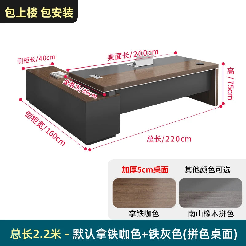 Modern Computer Study Table and writing desk, L-shaped gaming