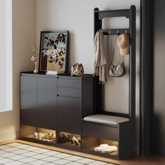 Simplicity Luxury Entryway Modern Designer Organizer Shoe Rack Space Saving Cabinet