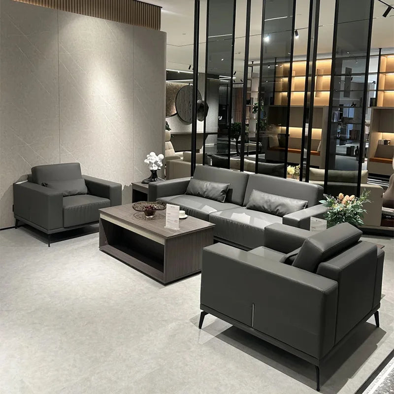 Executive modern, aesthetic Office Desk Computer,, Reception corner organizer,