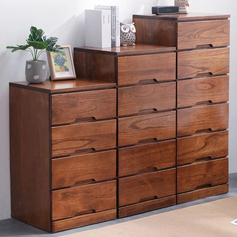 Solid Wood Entrance Hall Multifunction Storage Cabinets Drawers Organizers Modern Luxury Furniture