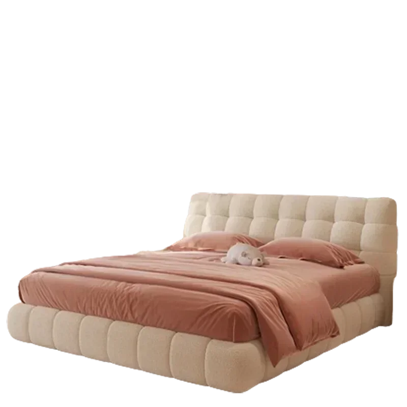 Modern Wood  Loft  Double Bed , Luxury Double Floor Storage