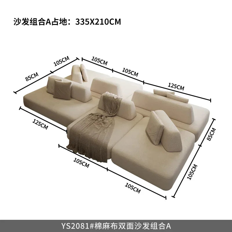 European  Erogomics Modern Puffs Sectional, Individual ,Lounge ,Comfortable  Sofas
