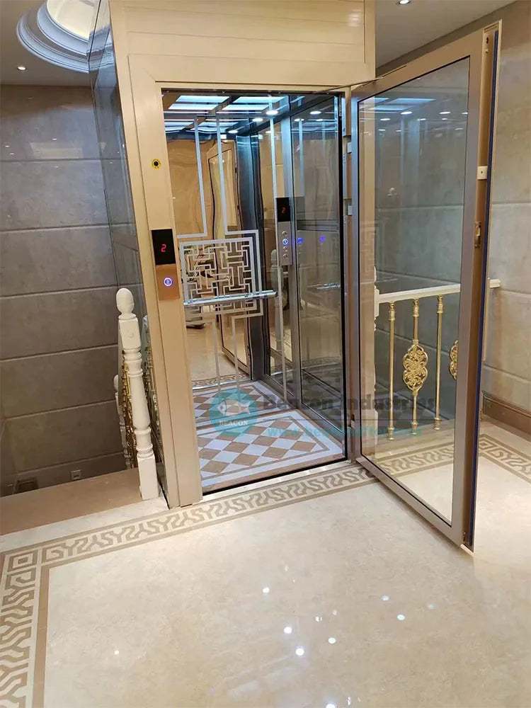 2-4 Floors small residential  hydraulic villa electric elevator lift