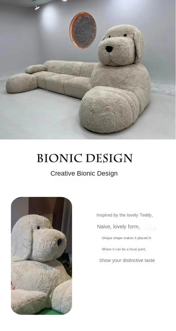 Lazy Lounges Design, Large Brown Wood So fa Puffs Couch, Luxury Salon Recliner