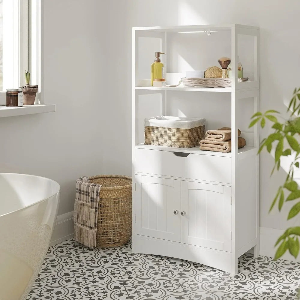 Floor Cabinet, Storage Drawer, 2 shelves, Cupboard